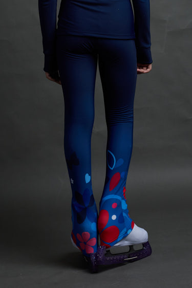 Figure Skating Pants - FLOWERS