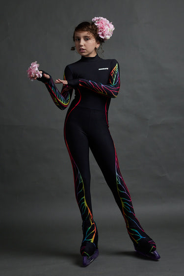 Figure Skating Overall Body Suit - DRAGONFLY