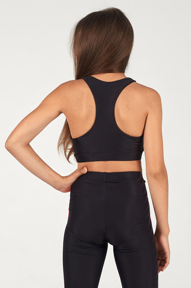 Sleeveless Sport Crop Top - ENERGY STRIPES