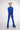 Figure Skating Outfit Two Pieces Set - BLUE - Jacket & Pants