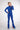 Figure Skating Outfit Two Pieces Set - BLUE - Jacket & Pants