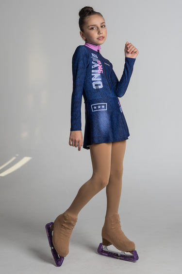 Figure Skating Thermo Dress - JEANS