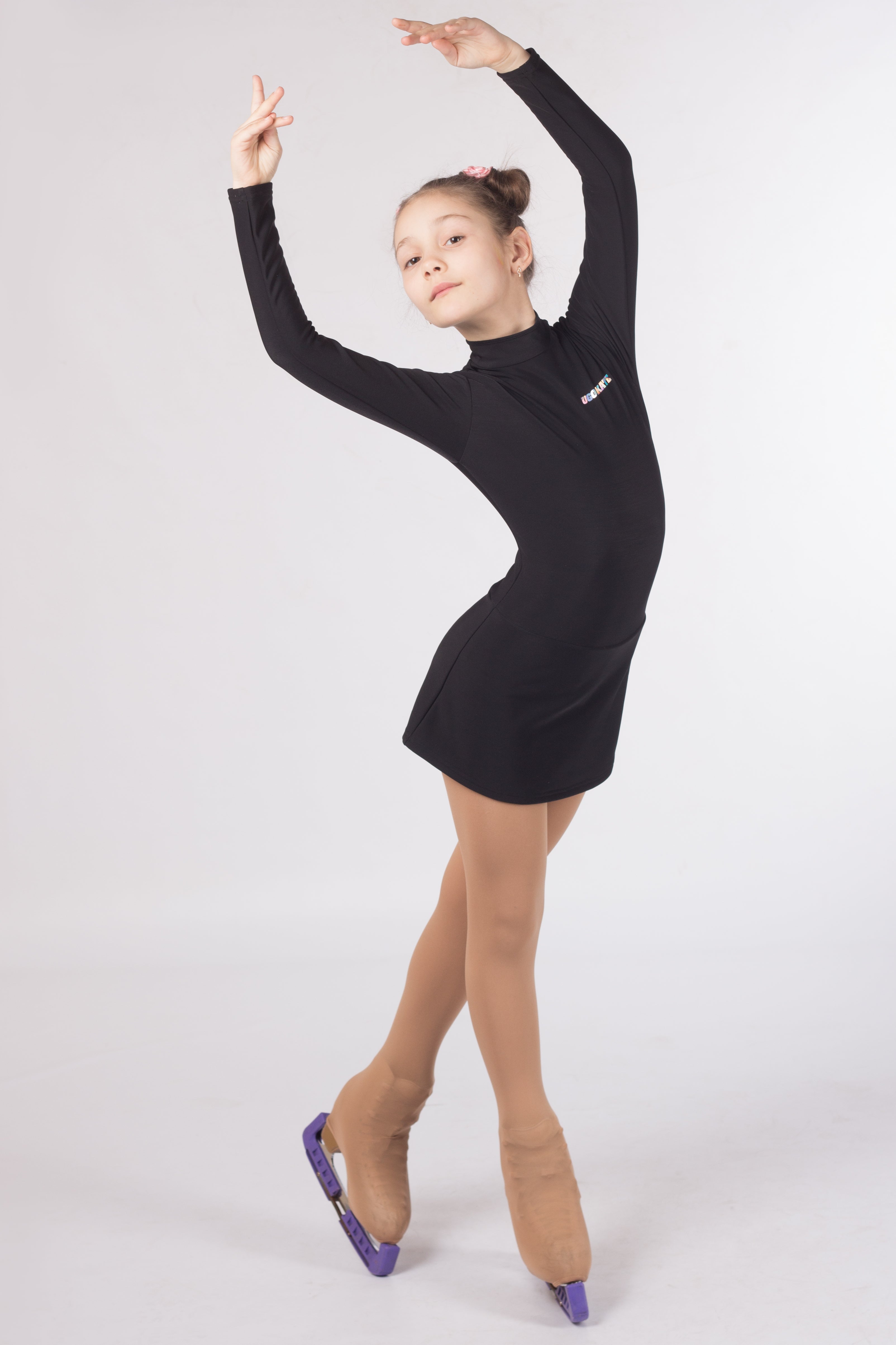Figure Skating Thermo Dress - BLACK