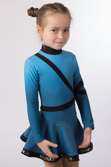 Figure Skating Thermo Dress - LINA SAPPHIRE