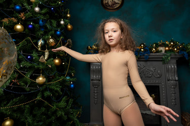 Figure Skating Thermo Body - CARAMEL