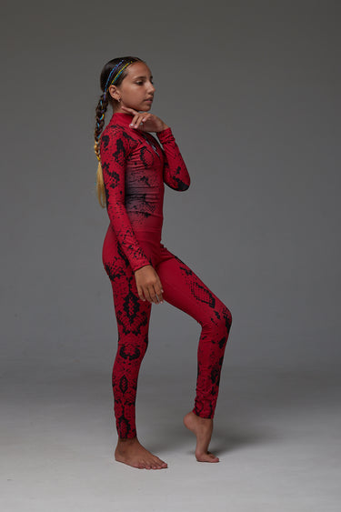 Aerial Acrobatics Jumpsuit - SANGRIA