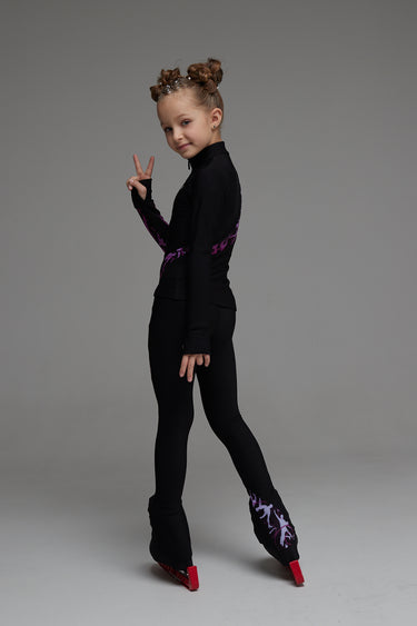 Figure Skating Pants - OLIMPIA PURPLE