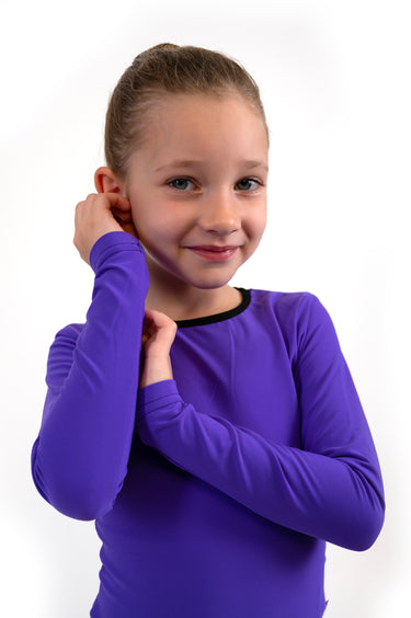 Figure Skating Outfit Two Pieces Set - RADO Purple - Jacket & Pants size 110