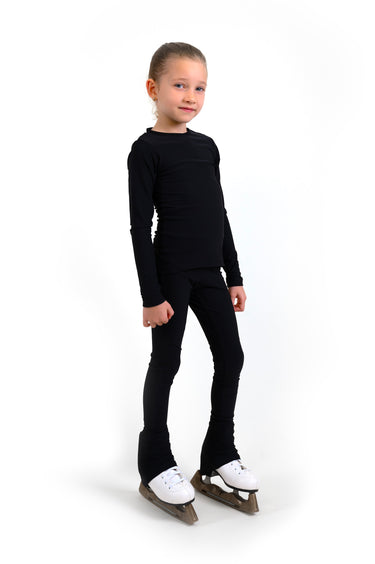 Figure Skating Outfit Two Pieces Set - RADO Black - Jacket & Pants size 140