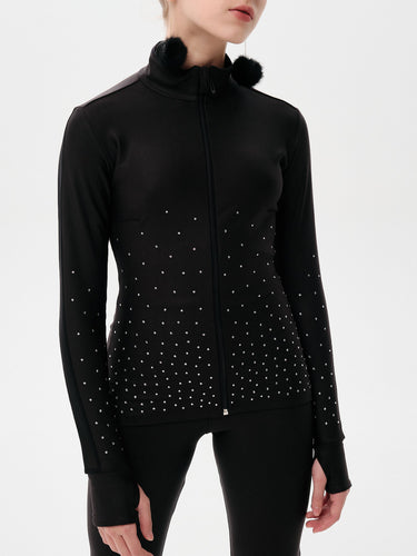 Two Pieces Outfit With Rhinestones - Florentia B - Jacket & Pants