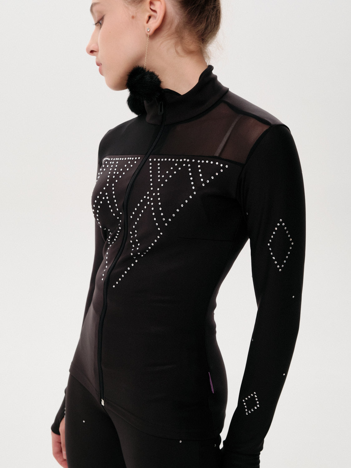 Two Pieces Outfit With Rhinestones - Umbria A - Jacket & Pants