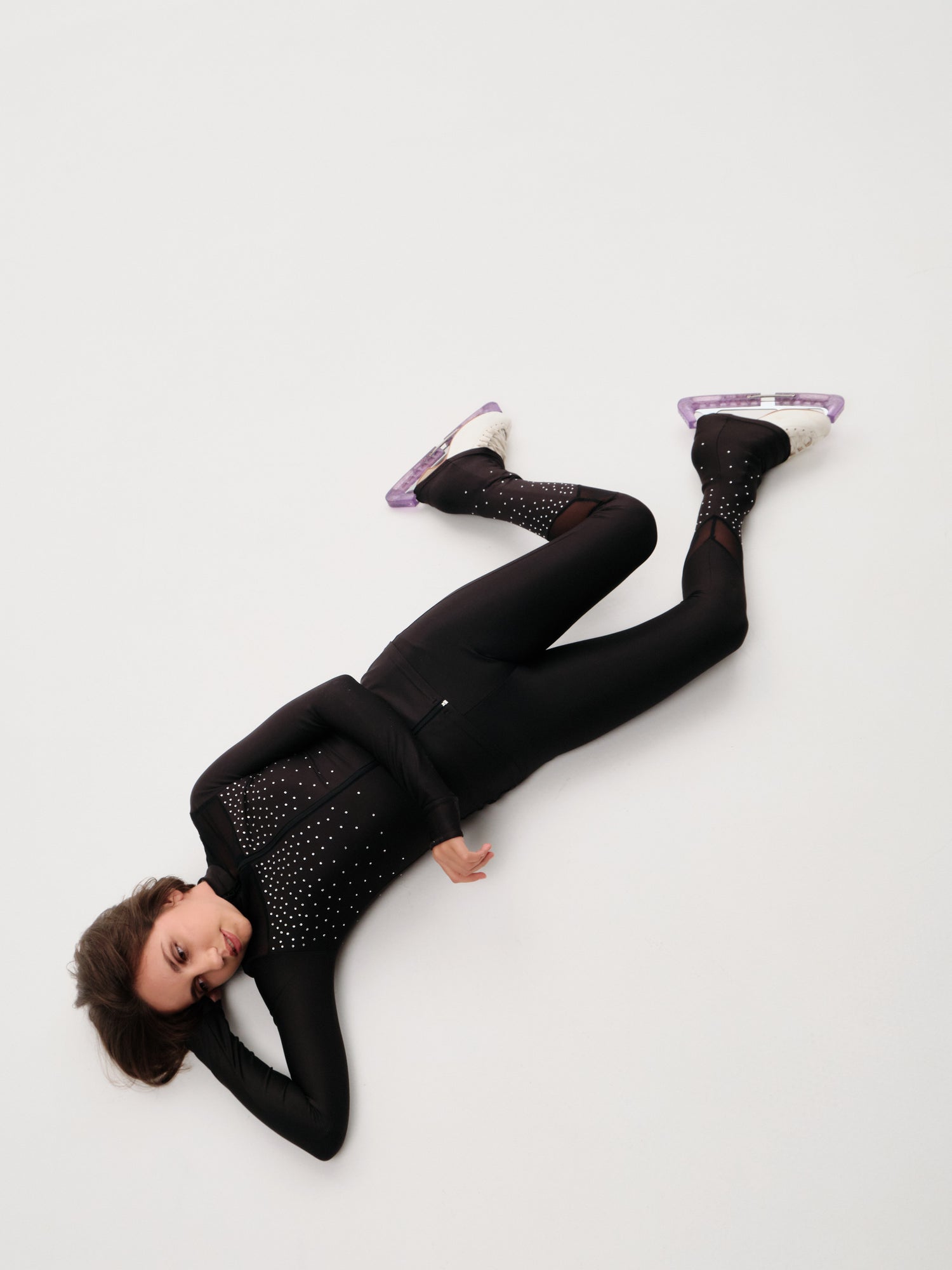 Two Pieces Outfit With Rhinestones - Umbria B - Jacket & Pants