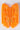 LED light skate guards -  CARROT ORANGE - Set