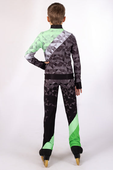 Figure Skating Pants - KAI GREEN
