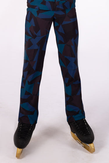 Figure Skating Pants - KHAKI BLUE
