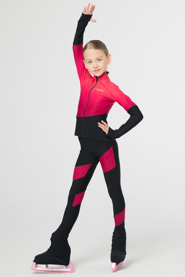 Figure Skating Outfit Two Pieces Set - LINA ROSE - Jacket & Pants