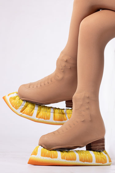 Ice Skate Blade Soakers - ORANGE