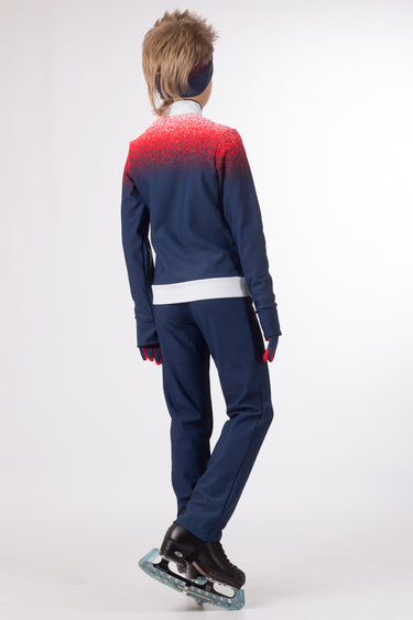 Figure Skating Outfit Two Pieces Set - RED NOISE - Jacket & Pants
