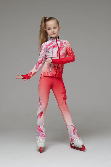 Figure Skating Outfit Two Pieces Set - FLAMINGO - Jacket & Pants