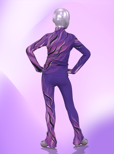 Figure Skating Outfit Two Pieces Set - SIREN - Jacket & Pants