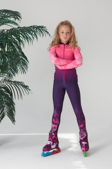 Figure Skating Outfit Two Pieces Set - BELIEVE- Jacket & Pants