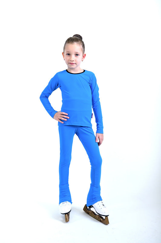 Zweiteiliges Eiskunstlauf-Outfit-Set – RADO Blau – Jacke und Hose