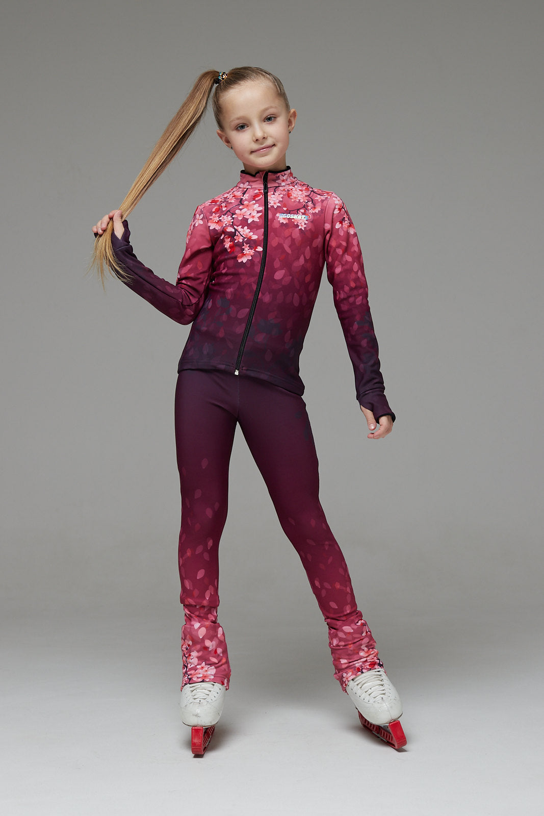 Figure Skating Outfit Two Pieces Set - SAKURA - Jacket & Pants
