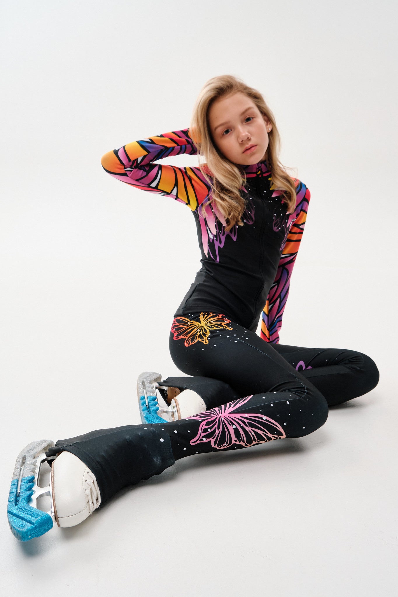 Ensemble deux pièces de tenue de patinage artistique - MONARCH - Veste et pantalon
