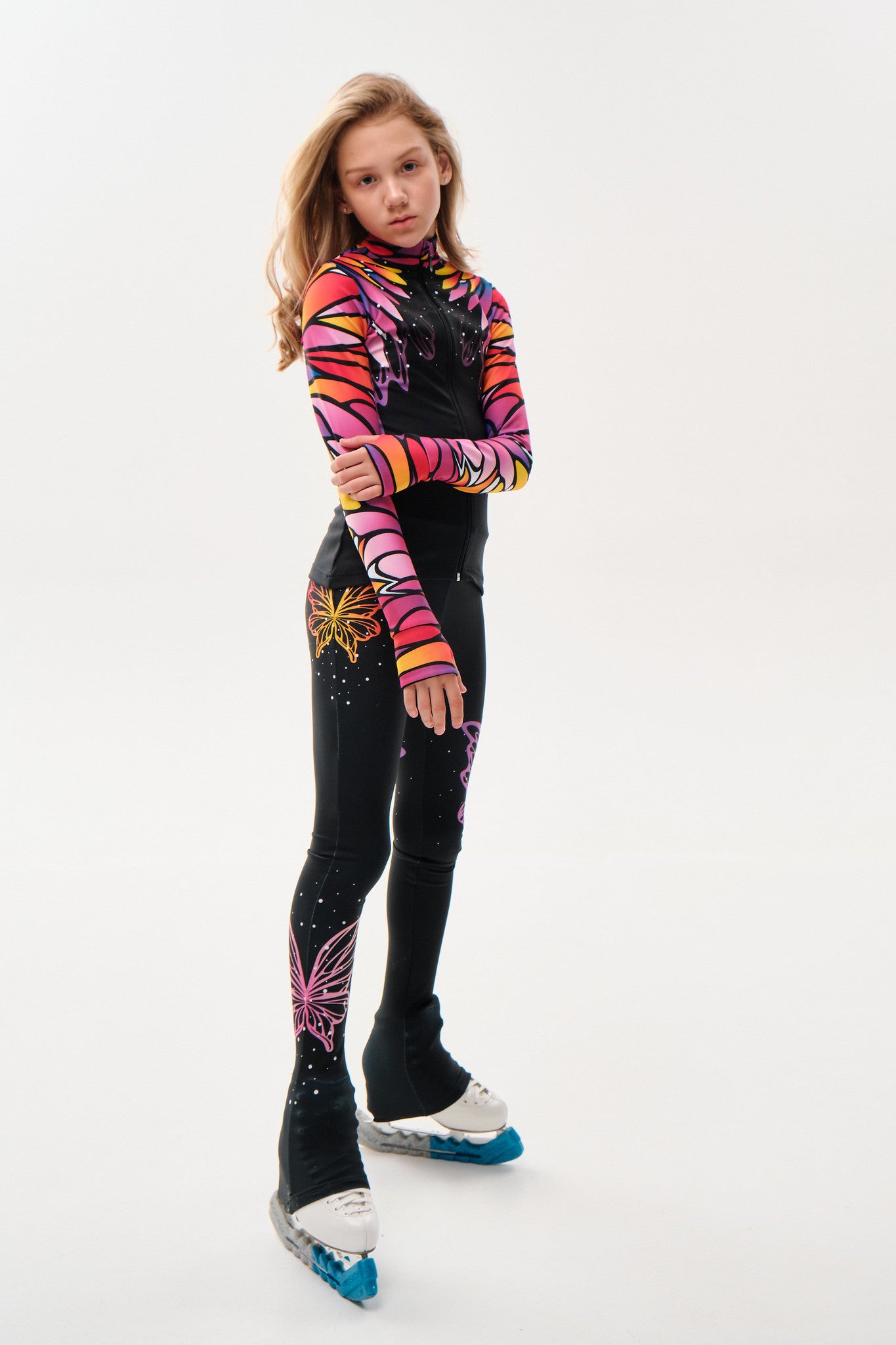 Figure Skating Outfit Two Pieces Set - MONARCH - Jacket & Pants